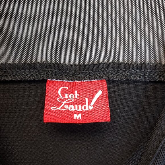 Get Laud Maxi Dress M Bodycon Black Sheer Mesh Top Sweetheart Stretch Sleeveless - Picture 11 of 12